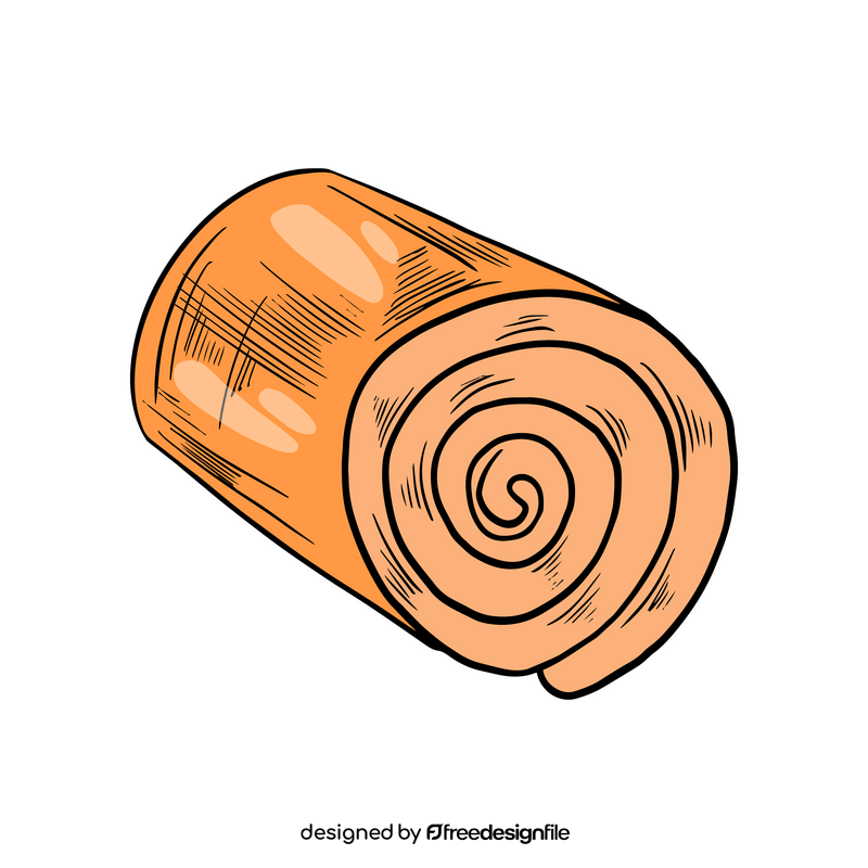 Towel roll clipart vector free download