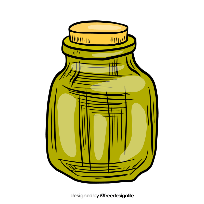 Free cosmetics jar illustration clipart