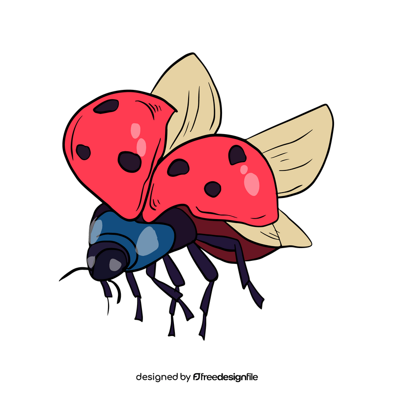 Cute ladybug clipart