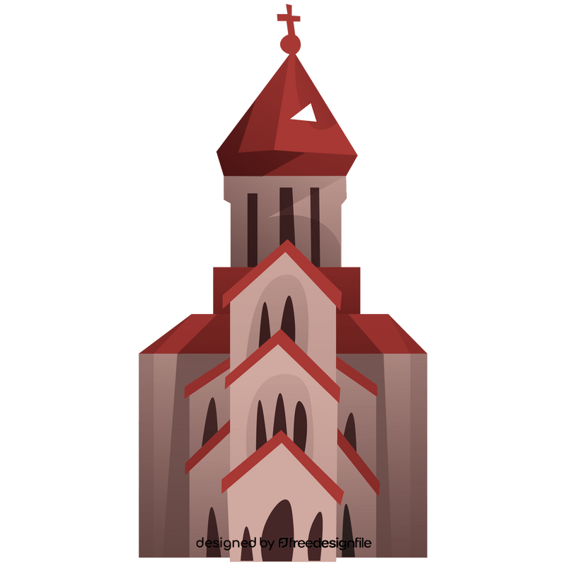 Holy Trinity Cathedral of Tbilisi, temple clipart