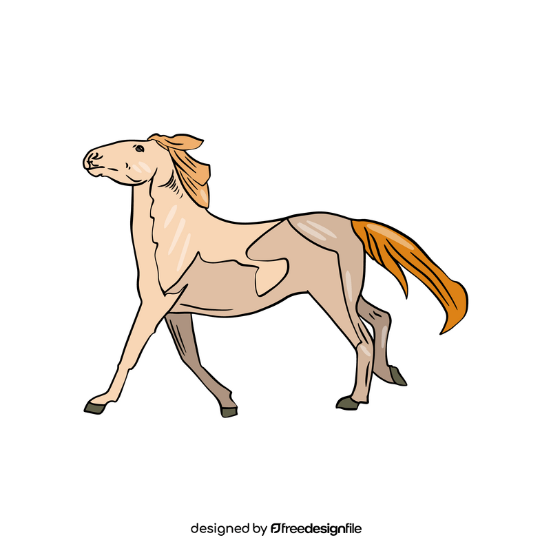 Mare, female horse clipart