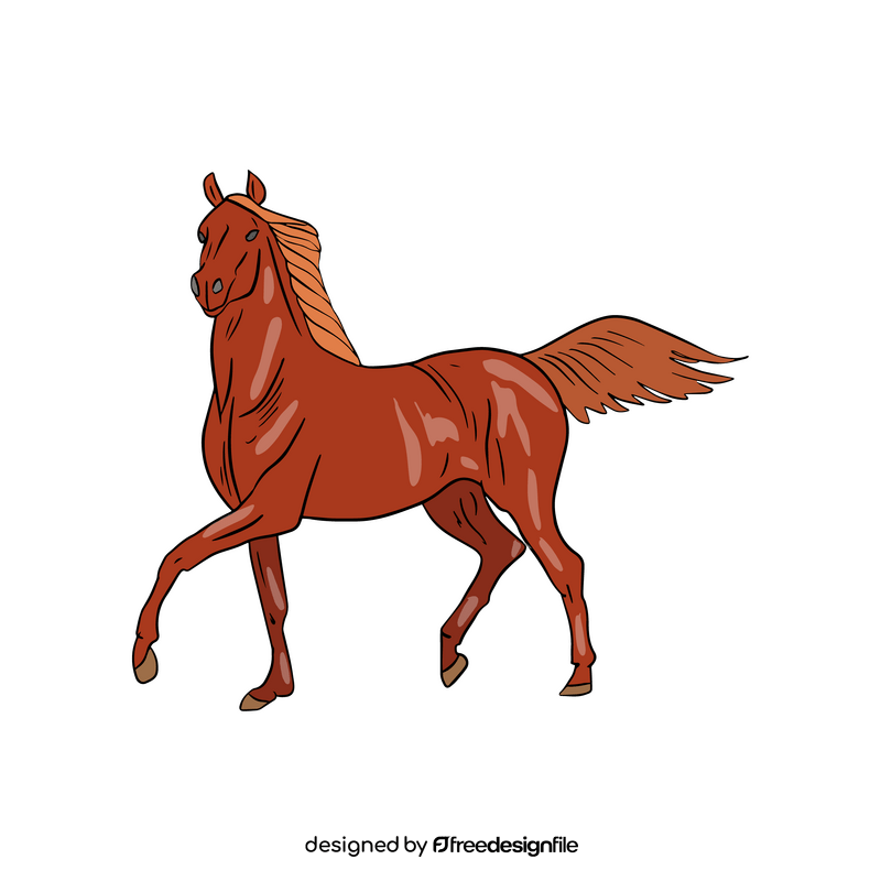 Horse illustration clipart