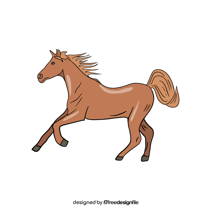 Free horse illustration clipart