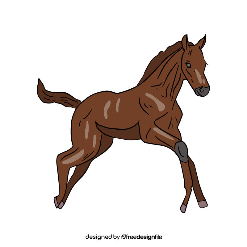 Horse drawing clipart