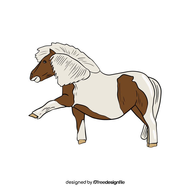 Beautiful horse, mare clipart