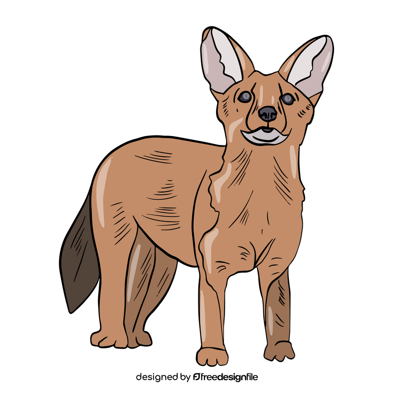 Fox drawing clipart