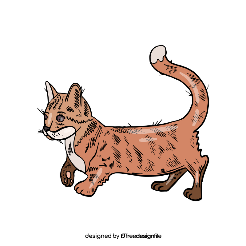 Free munchkin cat clipart