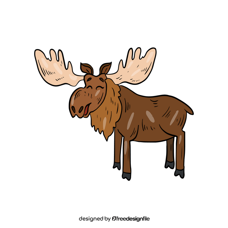 Elk illustration clipart