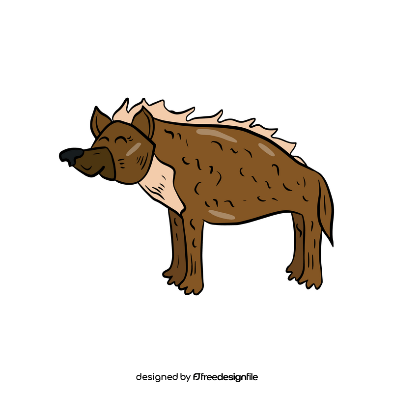 Hyena clipart