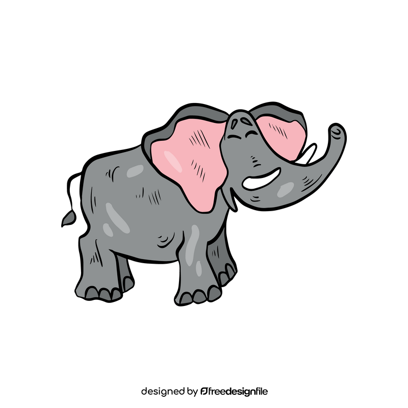 Free elephant cartoon clipart