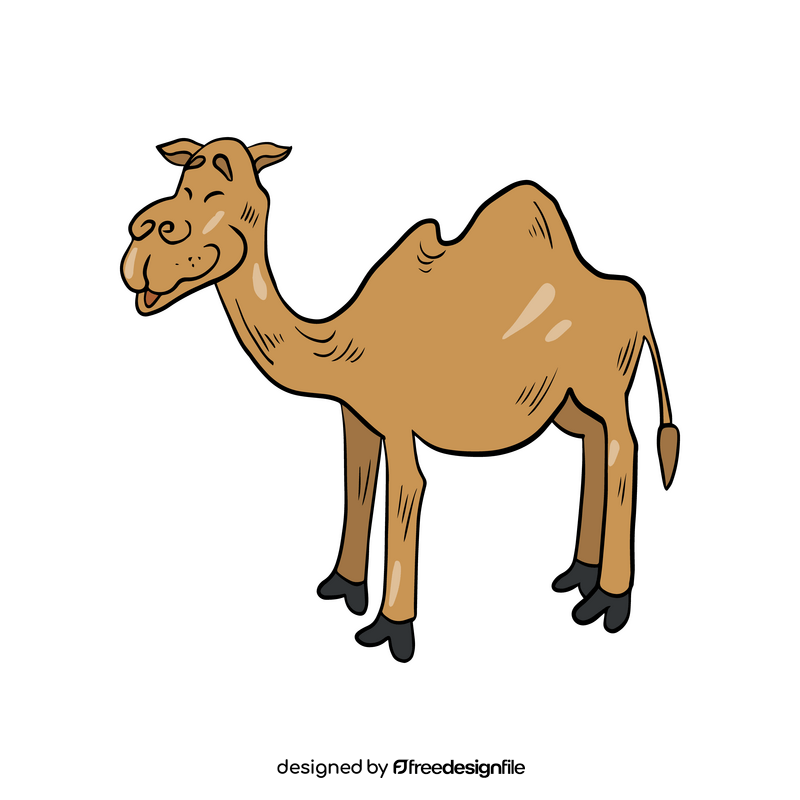 Free camel illustration clipart