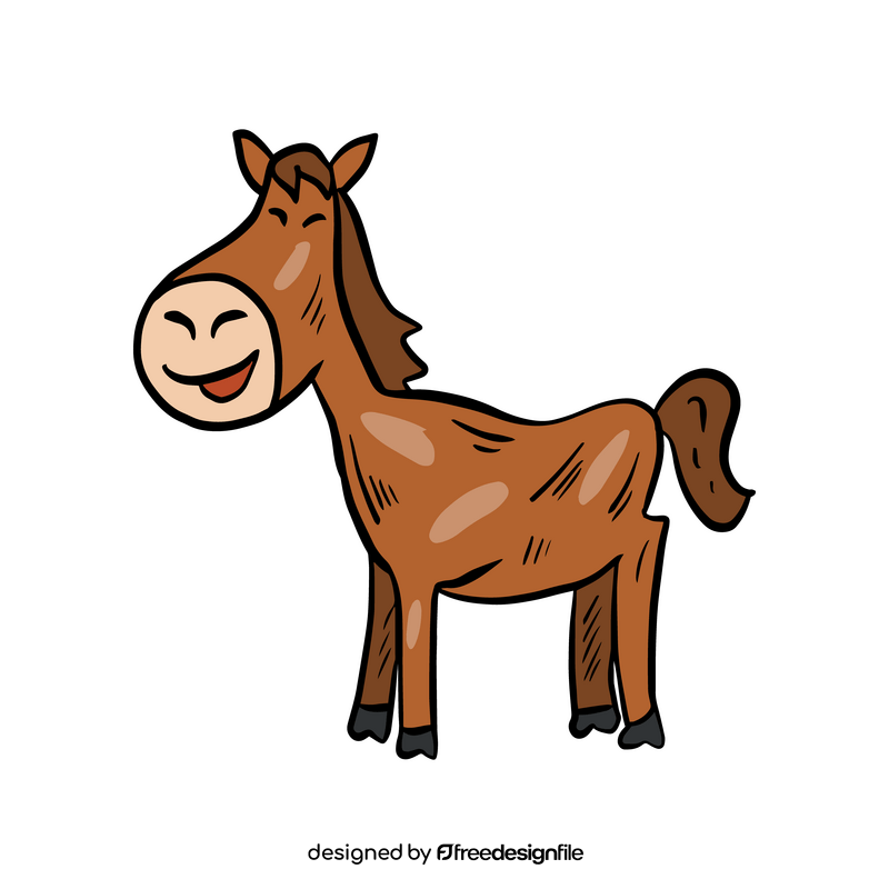 Horse animal illustration clipart