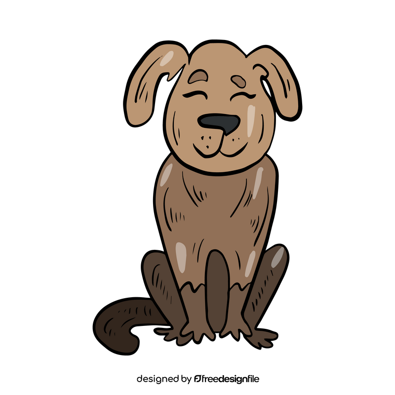 Dog animal cartoon clipart