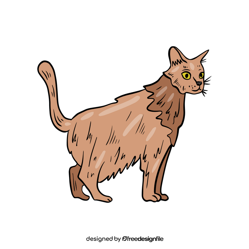 Cat pet illustration clipart