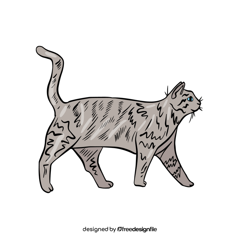 Cat pet illustration clipart