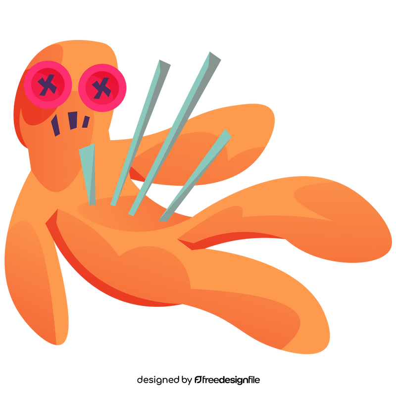 Voodoo doll clipart