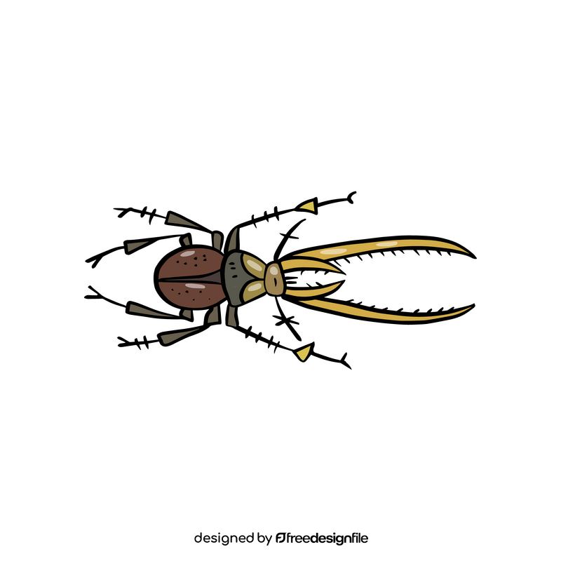Bug illustration clipart