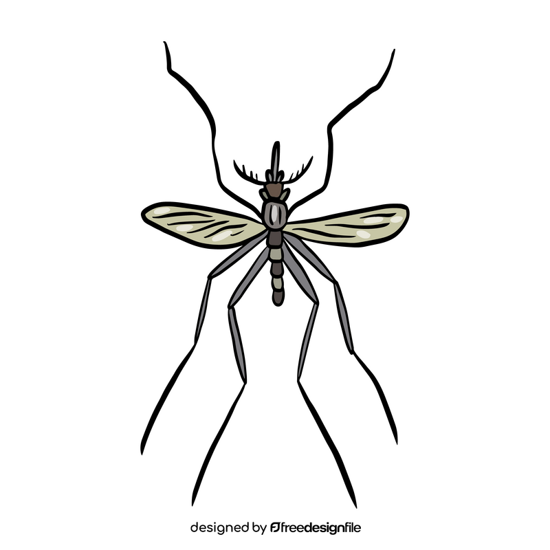 Mosquito cartoon clipart