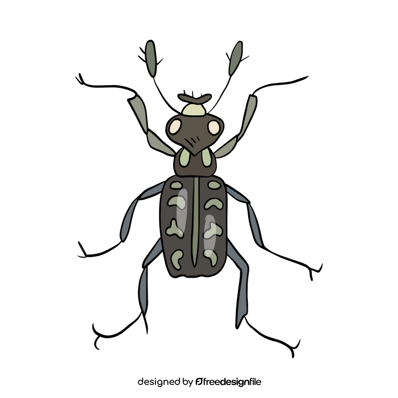 Black Beetle clipart