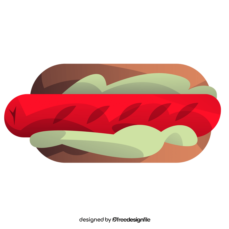 Iceland hot dog clipart