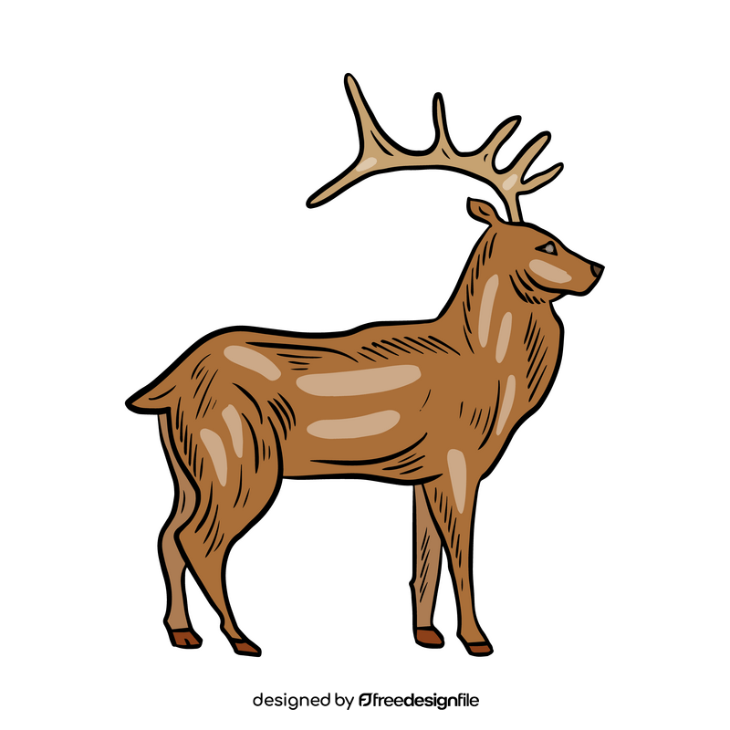 Deer cartoon clipart