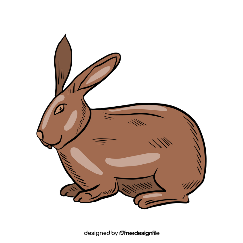 Rabbit animal cartoon clipart