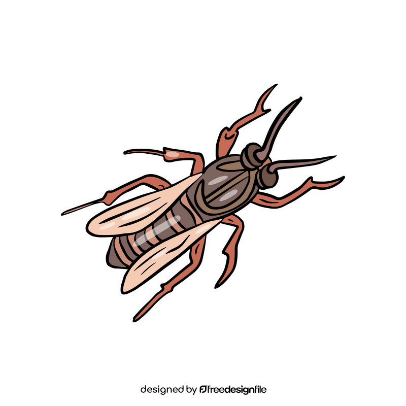 Free wasp illustration clipart