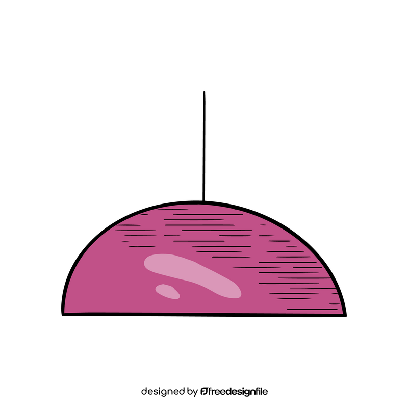 Pink chandelier illustration clipart
