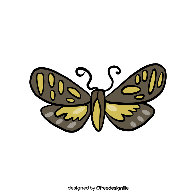 Butterfly pest clipart