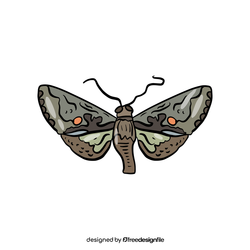 Butterfly pest clipart