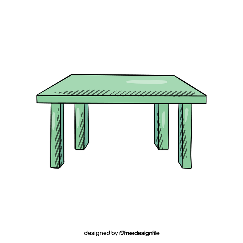 Kids table clipart