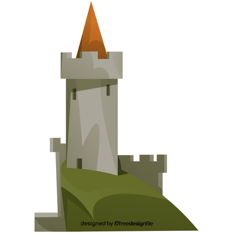 Ireland castle cartoon clipart
