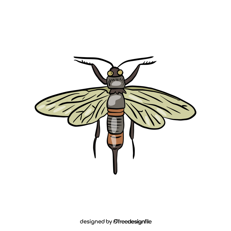 Flying insect clipart