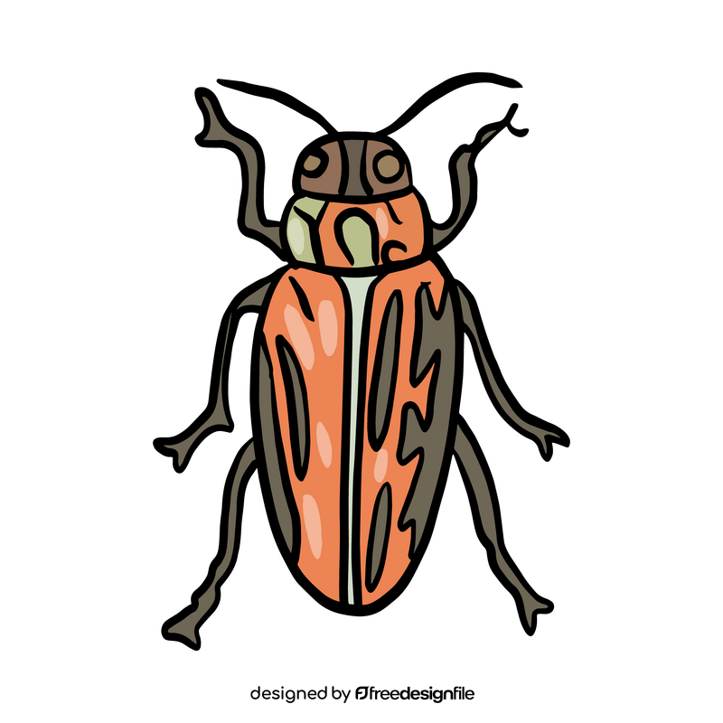 Forest insect clipart