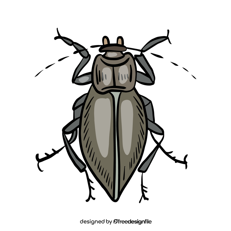 Forest beetle clipart