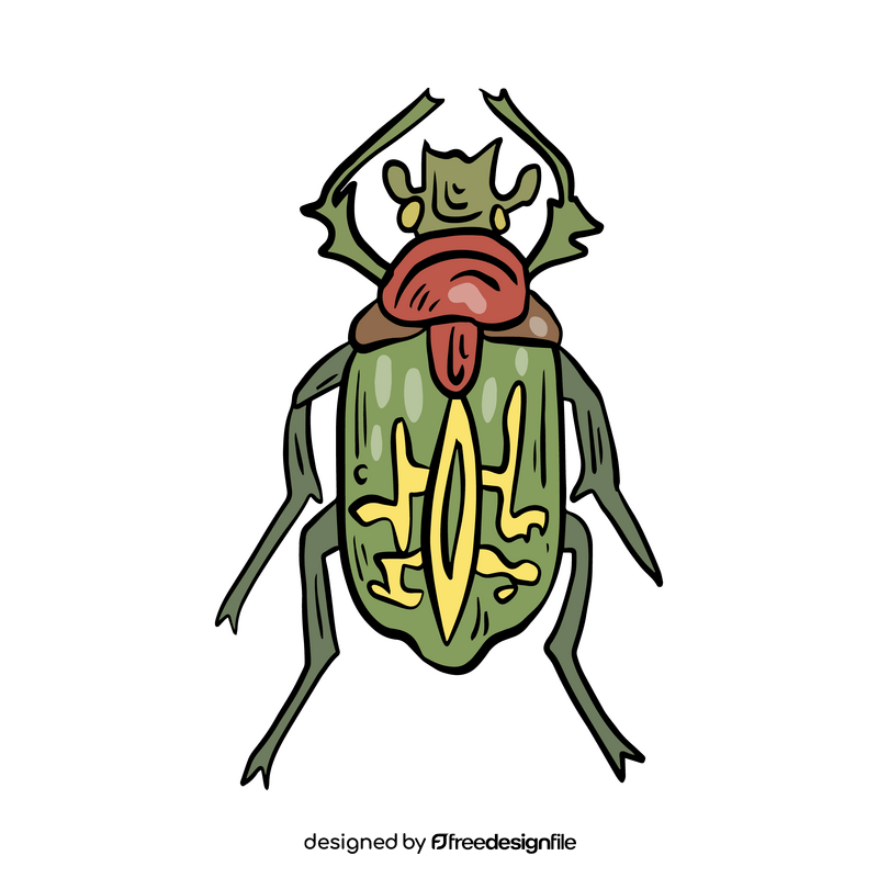 Cartoon forest insect clipart