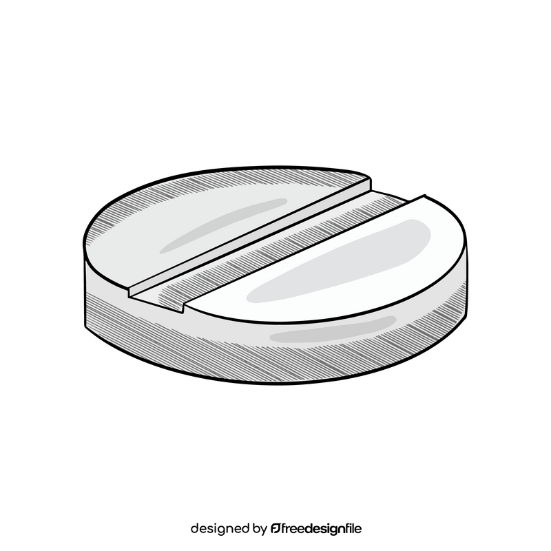 Pill illustration clipart