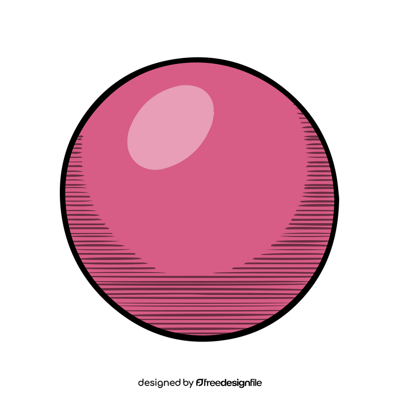 Pink pill drawing clipart
