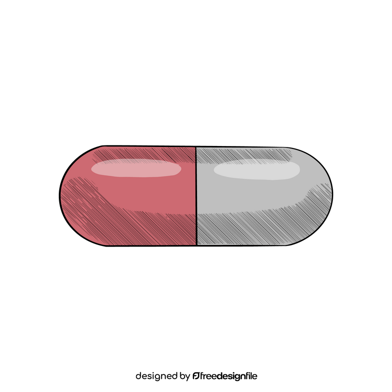 Medical pill cartoon clipart