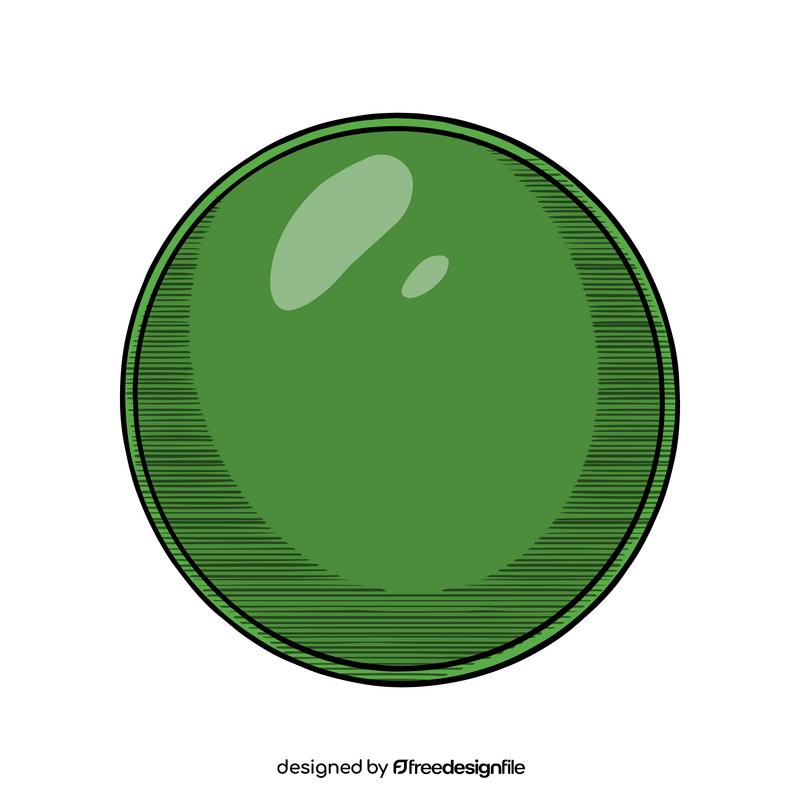 Green pill illustration clipart