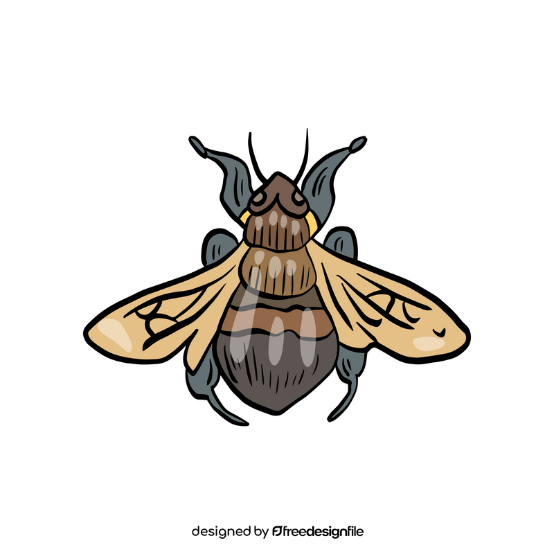 Bumblebee insect clipart