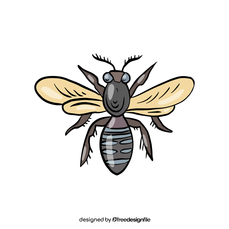 Wasp insect clipart