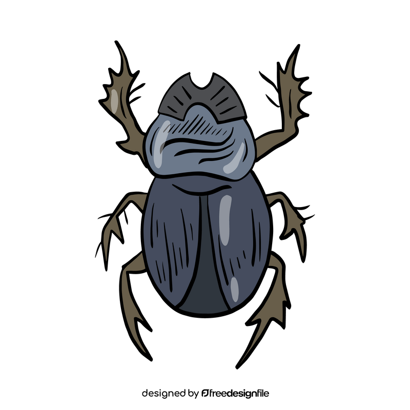Beetle cartoon clipart