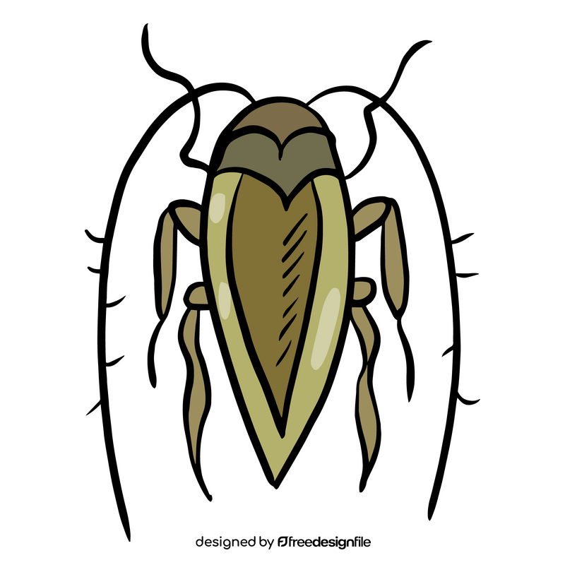Crawling insect illustration clipart
