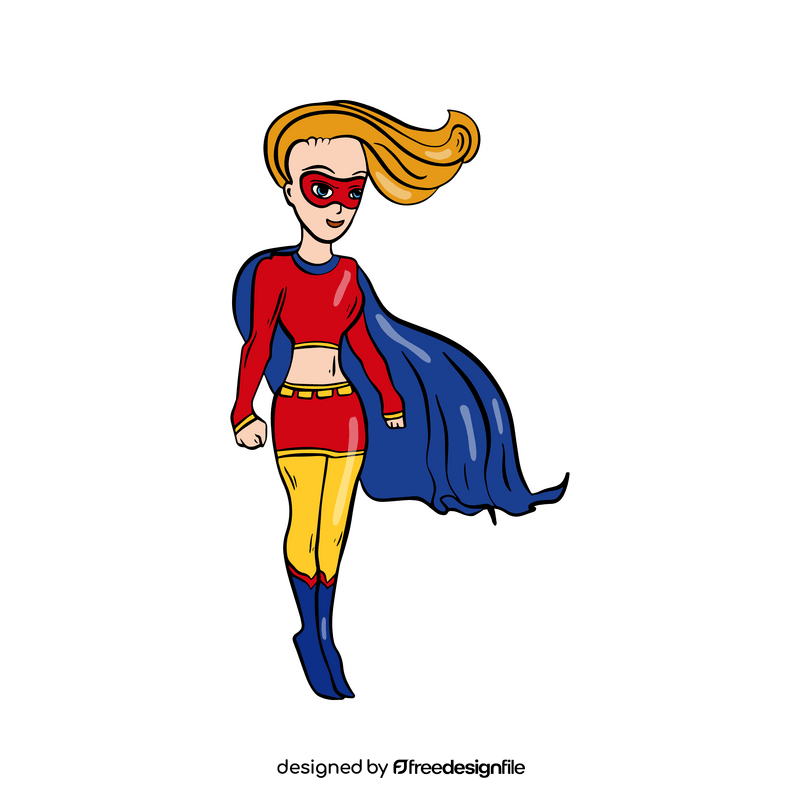 Supergirl, superhero clipart