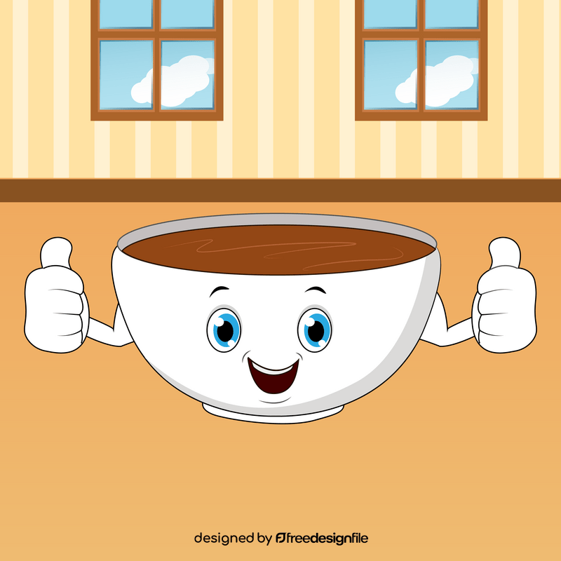 Coffee cartoon vector