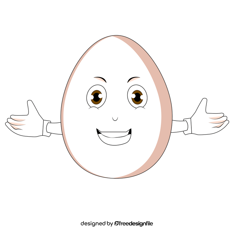 Egg cartoon clipart