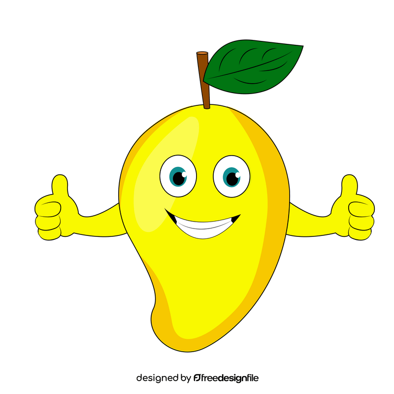 Mango cartoon clipart