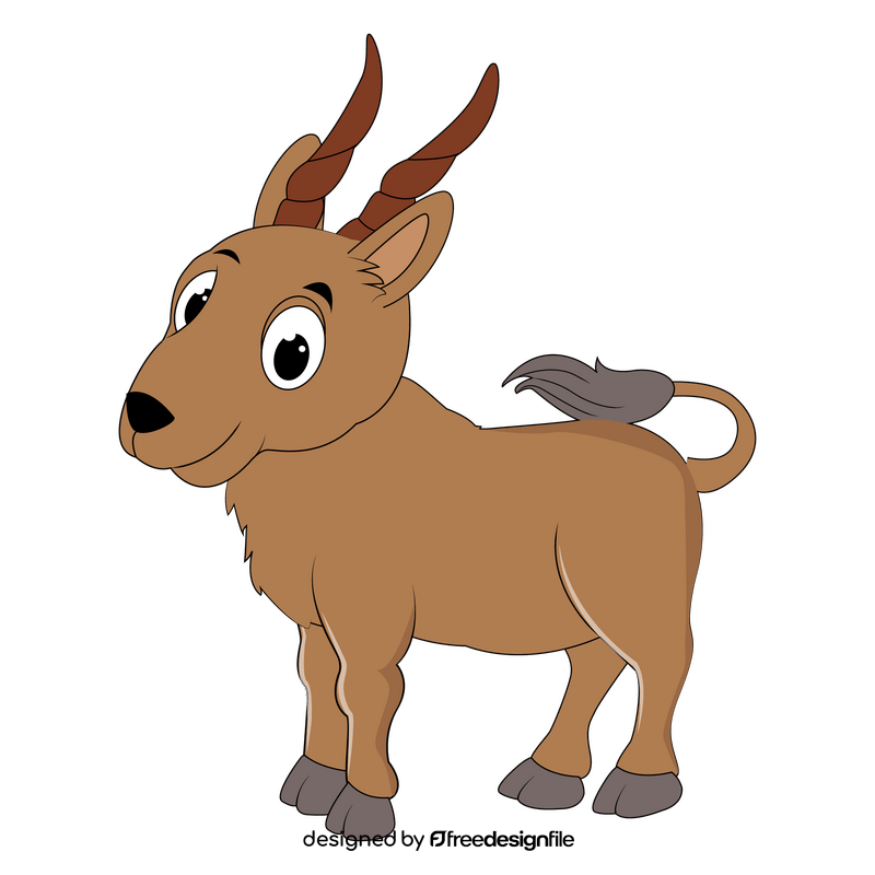 Eland antelope clipart