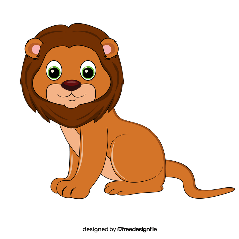 Lion clipart vector free download